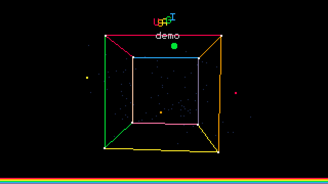 Rotating cube demo